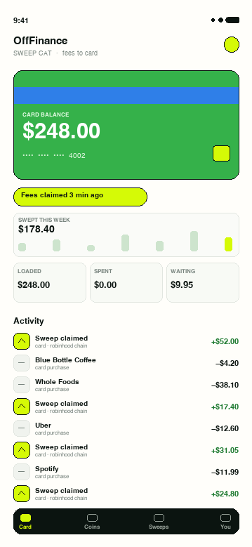 app screen